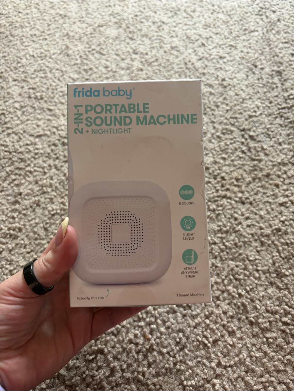 B66 Friday Baby NIB Portable Sound Machine + Nightlight